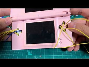 【DS分解 補足】#06 ボタンに配線したDS基盤をシェルに戻す