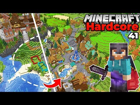 I Spent 100 Days Building a Village in Hardcore Minecraft Survival