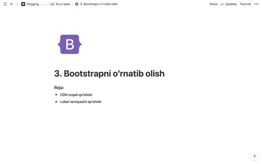 Bootstrap 3. Bootstrapni o rnatib olish