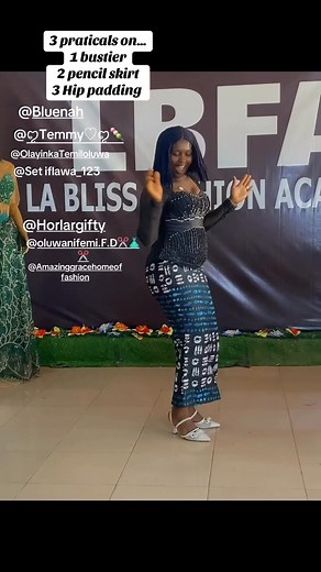 Bustier Pencil skirt And Hip padding presentation by Batch D for 2025 | LA Bliss