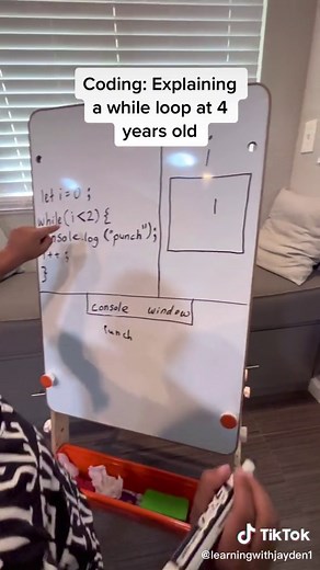 #coding #toddlercoding #toddlerprogramming #stem #stemlearning #computerscience #scratch #javascript #programming #python #homeschoolinghack