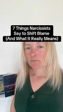 The Narcissists Blame Shifting
