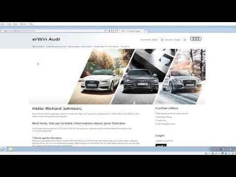 how to log a vw audi digital service erwin