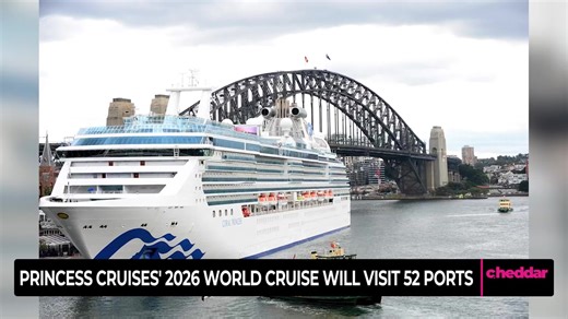 72K views · 330 reactions | Princess cruises has announced its 2026 world cruise, which will offer a record breaking itinerary with 52 ports. | cheddar news | Facebook
