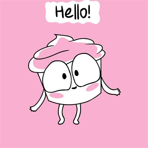 Adorable Cupcake Animation - Cute Muffin Bear Cartoon