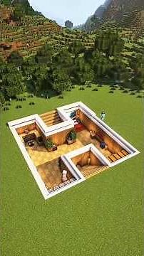 Minecraft underground house 🏡 #minecraft