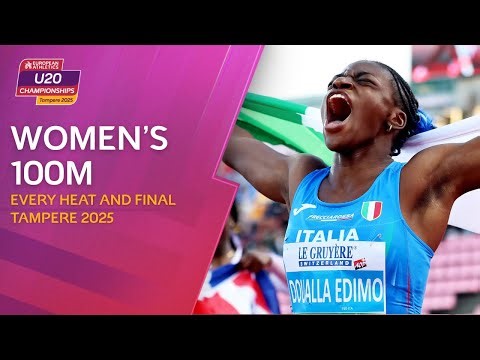 A Star Is Born! 🌟 EVERY Heat & Final of the Women's 100m | Tampere 2025