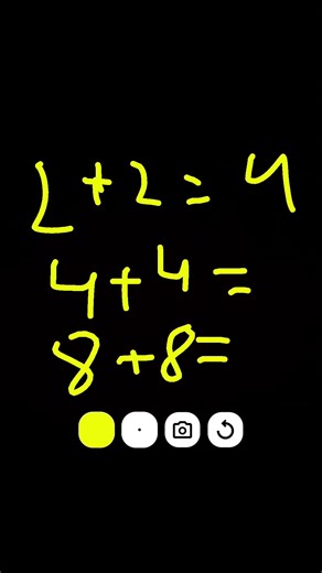 2+2 = 4 4+4 = 8 8+8 equals I don’t know