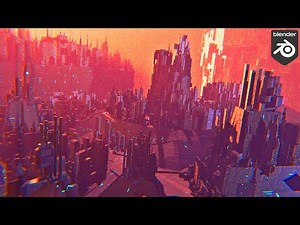 Blender Sci Fi City With Geometry Nodes Tutorial