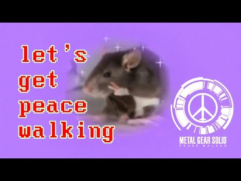 the walk begins (with face cam?) | MGS: Peace Walker 1