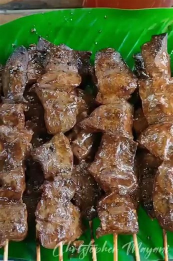 Kanto style pork liver BBQ #porkrecipe #BBQ #christophermayani | Team Mayani