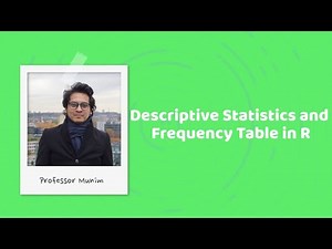 RStudio (6): Descriptive Statistics and Frequency Table in R