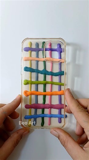 Satisfying Phone case Painting || #satisfying #painting #art #short #colourmixing