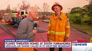 The state is still in the grip of a fire emergency, as 13 fires burn at emergency level. In Sydney, South Turramurra was the latest to go up in flames, as the blaze came da | 9 News Sydney