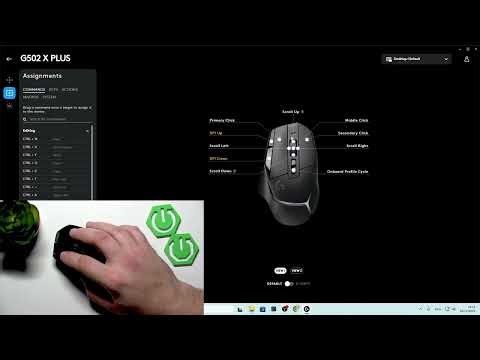 Logitech G502 X Plus – 如何管理鼠标按键映射