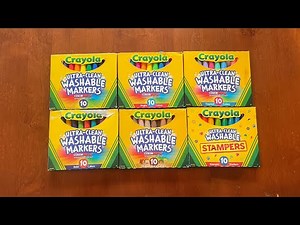 60 Crayola Washable Markers