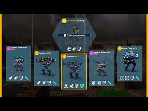 War Robots: The Best 4x Heavy Weapon Robots | Bagliore, Crisis, Behemoth Gameplay