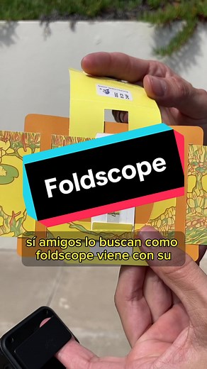 Descubre el fascinante mundo del microscopio plegable | Foldscope