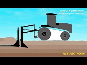 How does the Crary® Tile PRO® Plow work?