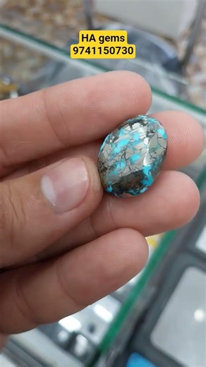 🔥Double polished 🇮🇷 irani Firoza 47carats Top quality #youtubeshorts #viral #shorts #love #powerful