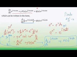 Differential Equations - Linear Equation of First Order Part 1