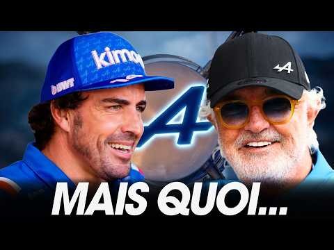 😳 Fernando Alonso and Flavio Briatore are cooking something up at Alpine...