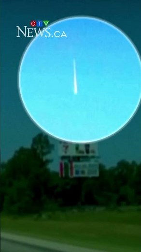 Fireball streaking across caught on camera