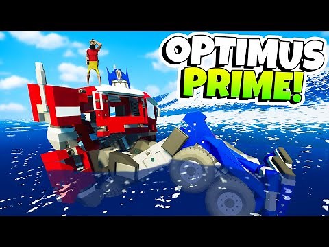 We Transformed OPTIMUS PRIME Inside a Plane in Stormworks!