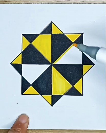 تعلم رسم زخرفة هندسية سهلة #mazaganart #dessin #dibujos #art #pattern #fyp @Mazaganart Pro