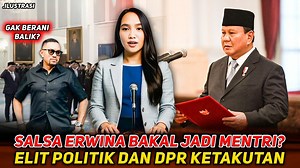 308K views · 11K reactions | Salsa Erwina Bakal Jadi Mentri Prabowo! Figur Diaspora Muda Bikin Elite Politik & DPR Ket4r Ketir | Murshid 2 | Facebook