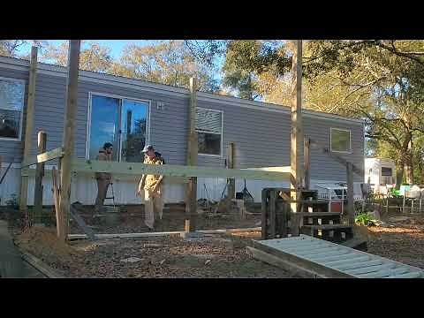 16' x 16' deck build
