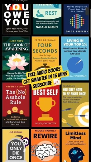 FREE AUDIO BOOKS FOR LEARNING AND GROWTH! SUBSCRIBE!
