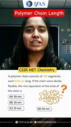 Polymer Chain Length | Physical Chemistry | CSIR NET Chemistry | IFAS