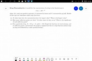 Chapter 4 Review #16: Drug Pharmacokinetics