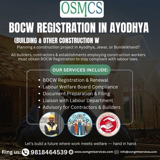 Planning BOCW compliance in Ayodhya & beyond!
