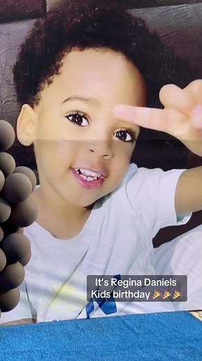 Regina Daniels Children Birthday Celebration with Comfort World Cakes