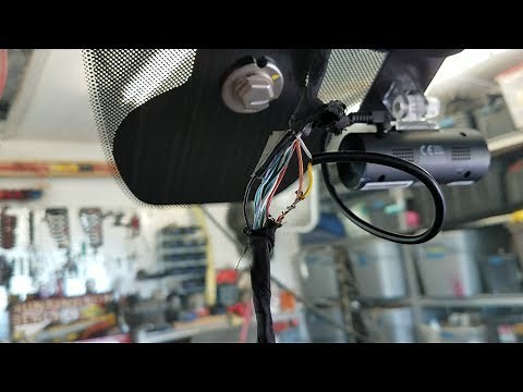 Remove rear view mirror / install Thinkware F50 Jeep Grand Cherokee, Dodge Chrysler