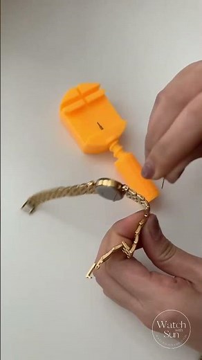 WatchwithSun--How to Adjust a Stainless Steel Watch Strap-Easy Step-by-Step Guide #watch #wristwatch