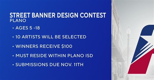 Plano invites young artists to design winter banners for downtown display