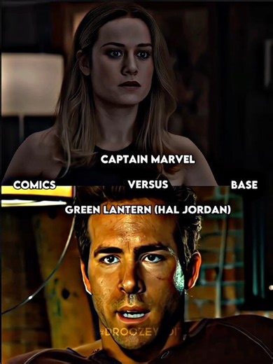 Captain Marvel Vs Green Lantern #shorts