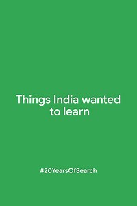 4.5K views · 150 reactions | There’s always a know-how for every “how-to”. Just search on, India. #20YearsOfSearch | Google | Facebook