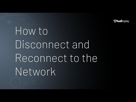 How to Disconnect and Reconnect to the Network