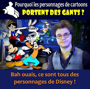 55K views · 851 reactions | Pourquoi diable Mickey, Dingo et Bugs Bunny ont-ils des gants ? 樂 | Poisson Fécond | Facebook