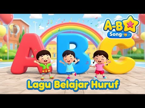 A B C Song 🎶 | Lagu Anak Belajar Huruf | Lagu Edukatif Anak Indonesia