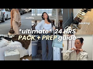 ultimate *PACK + PREP* guide for vacation | travel essentials, glow up, packing tips + more!