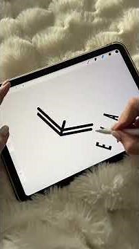 Designing a Unique ASMR Name Logo with an Apple Pencil #NameLogo #LogoDesign #ASMRSounds