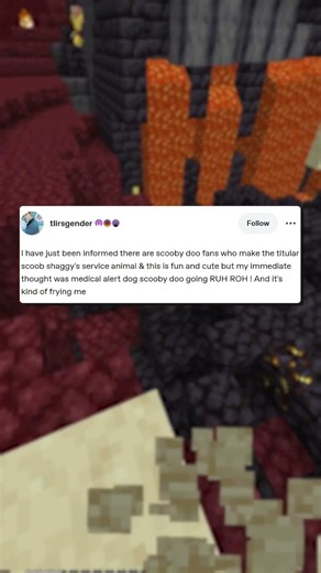 RUH ROH RAGGY #tumblr #tumblrpost #tumblrvideos #va #voiceactor #notai #minecraft #mcsr #speedrun