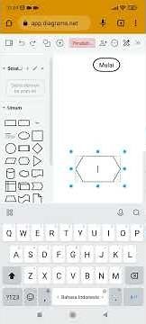 Cara Membuat Flowchart di draw. io menggunakan HP (handphone)