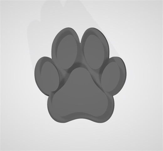 Paw Print Hump Mold & Cutter Set | 3D Printed Pottery Mold - Etsy
