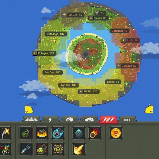 Making A Donut Of DEATH #Blitztopia #pcgames #games #fypシ #videogames #worldbox #superworldbox #simulatorgames #games